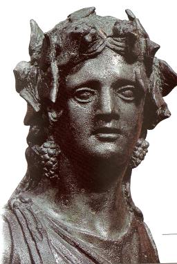 Bronze statue of Dionysus