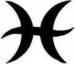 The symbol of Pisces