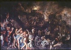 The burning of Troy