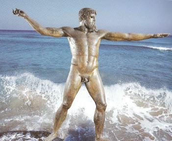 Poseidon, greek god of the sea